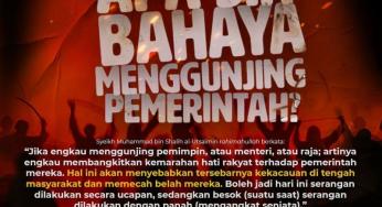 BAHAYA YANG DITIMBULKAN AKIBAT MENGGUNJING PEMERINTAH