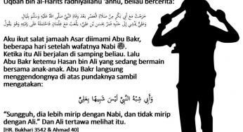BENARKAH KITA DILARANG MENGGENDONG ANAK DI PUNDAK?