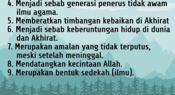DI ANTARA KEUNTUNGAN MEMBAGI POSTINGAN DAKWAH
