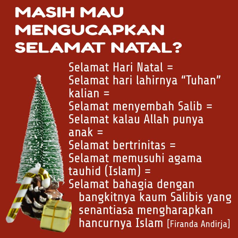 Ucapan Natal Dalam Islam