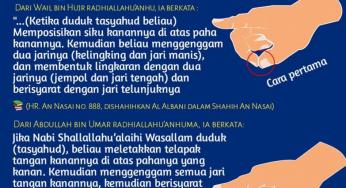 CARA MENGGENGGAM JARI TANGAN KETIKA TASYAHUD
