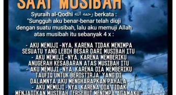 MEMUJI ALLAH SAAT TERJADI MUSIBAH