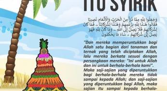 SESAJEN ITU SYIRIK