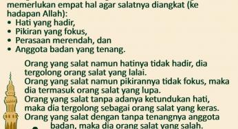 TIPS SUPAYA IBADAH SALAT DITERIMA
