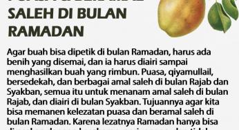 PERSIAPKAN DIRI KITA DALAM MENYAMBUT RAMADAN