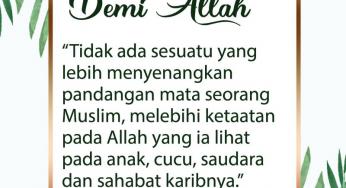 AGAR SEMUA TAAT KEPADA ALLAH