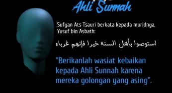 TERASINGNYA AHLI SUNNAH