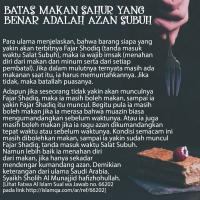 BOLEHKAH MAKAN SAHUR SETELAH IMSAK?