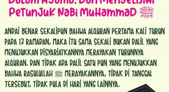HUKUM PERAYAAN NUZULUL QURAN PADA 17 RAMADAN