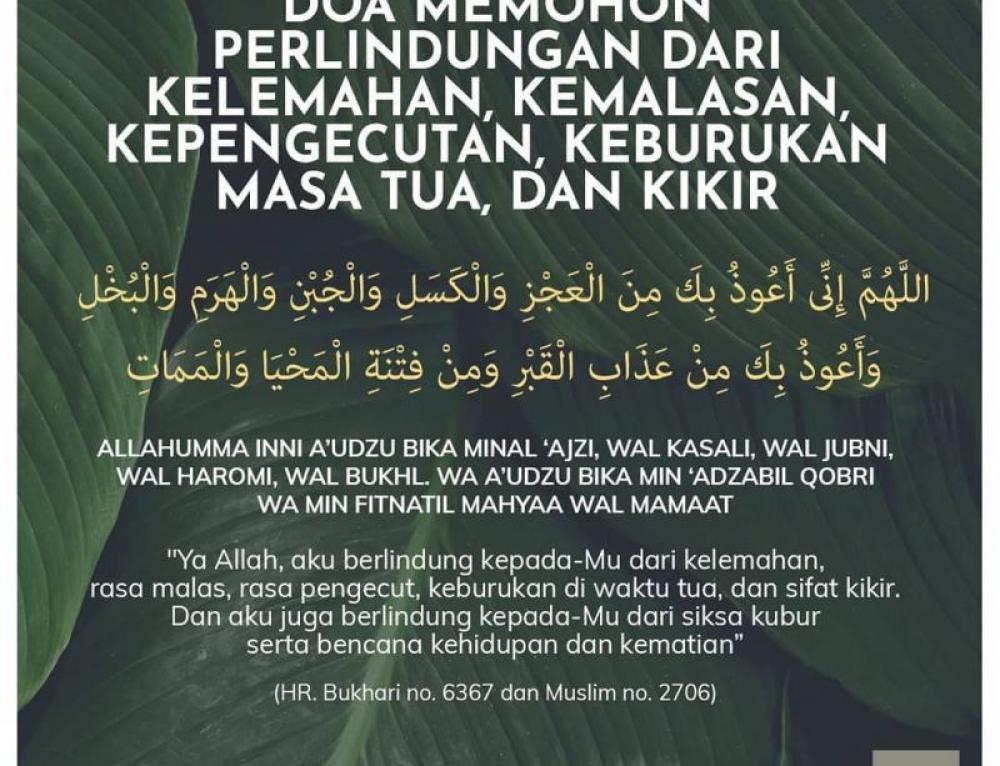 DOA PERLINDUNGAN DARI FITNAH - Nasihat Sahabat