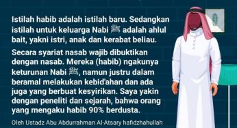 APAKAH BENAR HABIB ITU KETURUNAN NABI?