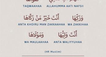 DOA MEMOHON KETAKWAAN DAN JIWA YANG SUCI