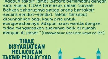 BAGAIMANA TATA CARA TAKBIR MUQAYYAD?