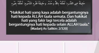 HAKIKAT HATI YANG FAKIR DAN YANG KAYA