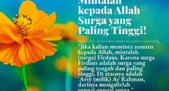 TIPS MEMASUKI SURGA FIRDAUS