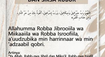 DOA MOHON BERLINDUNG DARI PANASNYA NERAKA DAN SIKSA KUBUR