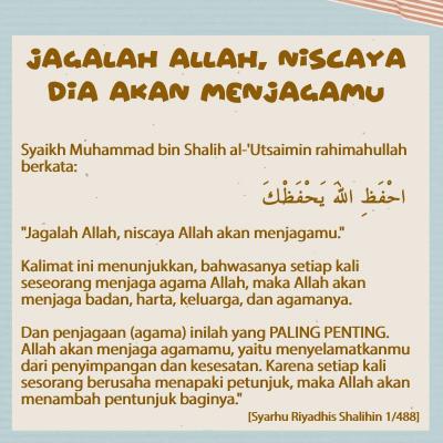 JAGALAH ALLAH, NISCAYA DIA AKAN MENJAGAMU