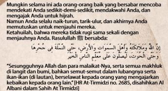 KETIKA KITA DIDEKATI ORANG BAIK