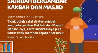 HINDARI SALAT DI ATAS SAJADAH BERGAMBAR KAKBAH DAN MASJID