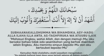 KAPAN DOA KAFARATUL MAJELIS DIBACA?