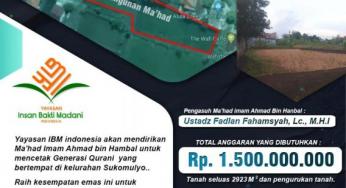 OPEN DONASI PEMBEBASAN TANAH DAN PENGURUKAN DI SUKOMULYO