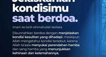 JELASKAN KONDISIMU SAAT BERDOA