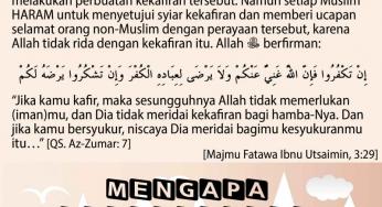 MENGAPA MENGUCAPKAN “SELAMAT TAHUN BARU” HARAM?