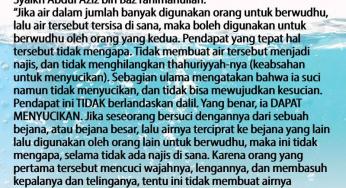 APAKAH AIR MUSTAMAL SUCI DAN MENYUCIKAN?