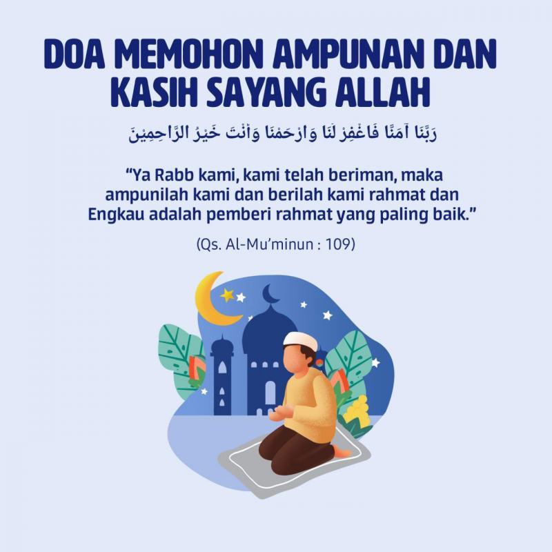 Doa Mohon Ampunan dan Rahmat Allah 