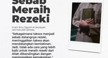 RAIH REZEKI DENGAN MENINGGALKAN KEMAKSIATAN