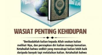 WASIAT PENTING KEHIDUPAN