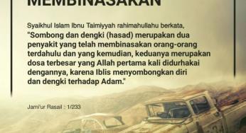 BAHAYANYA SIFAT HASAD DAN AKIBATNYA