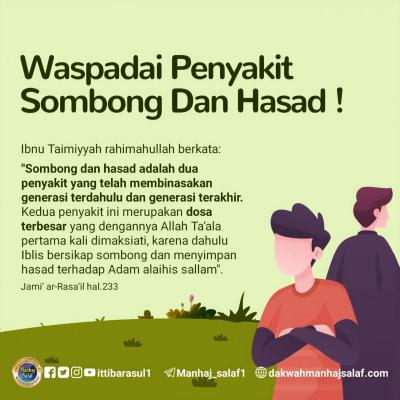 BAHAYANYA SIFAT HASAD DAN AKIBATNYA