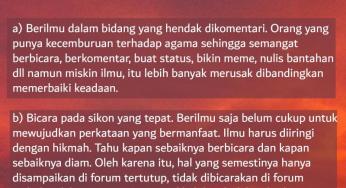 SABAR UNTUK DIAM