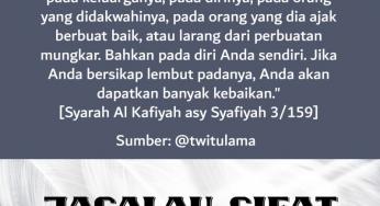 JAGALAH SIFAT LEMAH LEMBUT