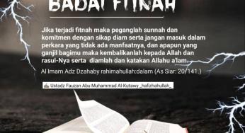 DI TENGAH BADAI FITNAH