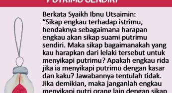 SEBAIK-BAIK LELAKI ADALAH YANG TERBAIK SIKAPNYA TERHADAP ISTRINYA