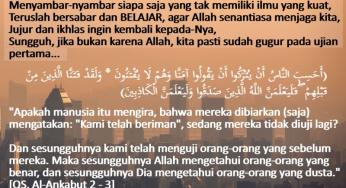 BETAPA ISTIQAMAH DI ZAMAN FITNAH ITU BERAT