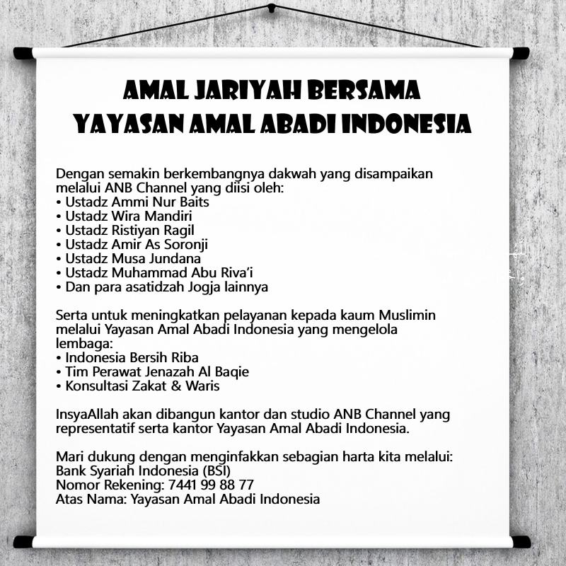 AMAL JARIYAH BERSAMA YAYASAN AMAL ABADI INDONESIA