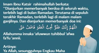PERBANYAK MEMBACA DOA INI