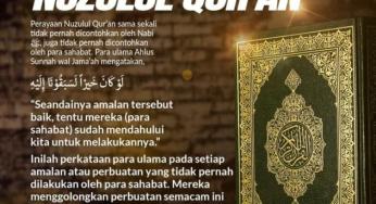 SEPULUH POIN PENTING SEBELUM PERAYAAN NUZULUL QURAN