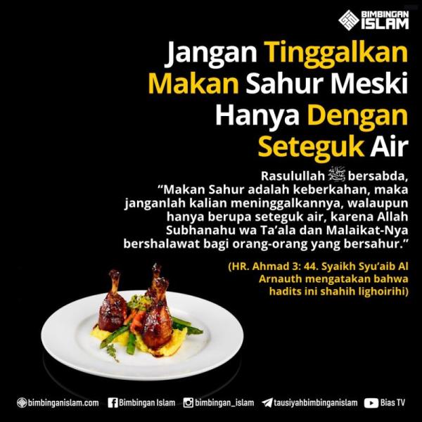 HAL-HAL PENTING DIKETAHUI TENTANG SAHUR