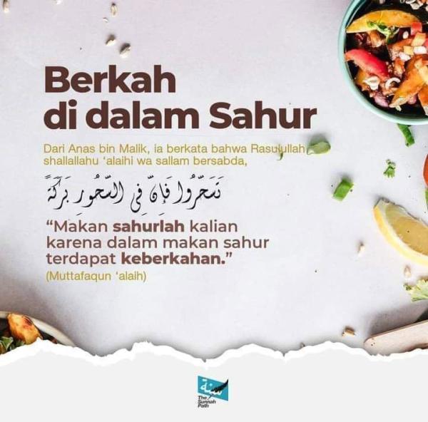 HAL-HAL PENTING DIKETAHUI TENTANG SAHUR