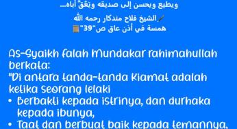 DI ANTARA TANDA-TANDA KIAMAT