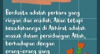 KEJUJURAN ADALAH SOLUSI, JALAN KELUAR, DAN KESELAMATAN