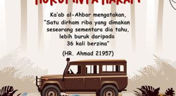 SEKECIL APAPUN RIBA, HUKUMNYA TETAP HARAM