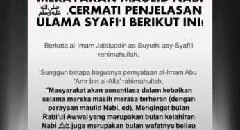 UNTUKMU YANG MASIH MERAYAKAN MAULID NABI