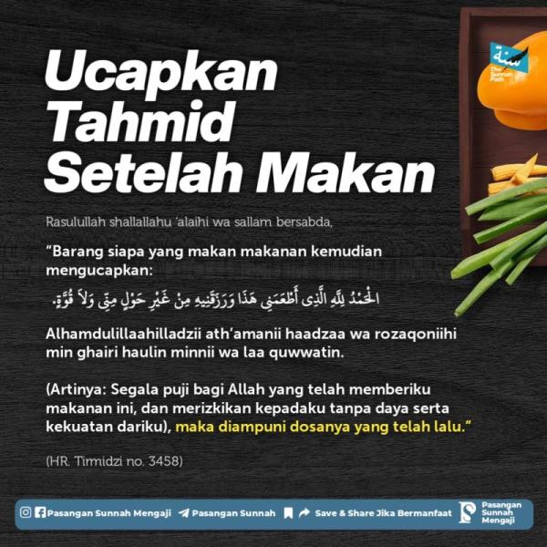DOA SETELAH MAKAN DOA SETELAH MAKAN