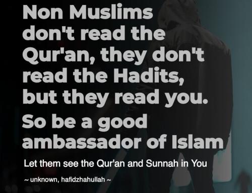 BE A GOOD AMBASSADOR OF ISLAM