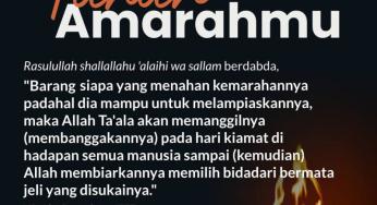 BALASAN TERBAIK BAGI YANG MAMPU MENAHAN AMARAH